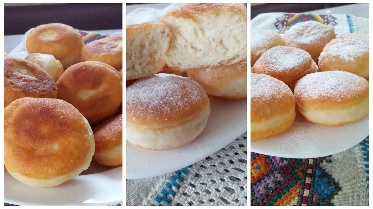 Pączki idealnie lekkie, na wodzie: sekret babcinego smaku bez jajek i mleka