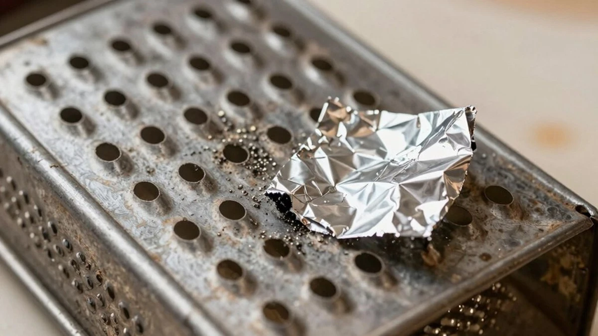 Aluminiowa folia odczarowała moją starą tarkę – efekt po minucie cię zaskoczy