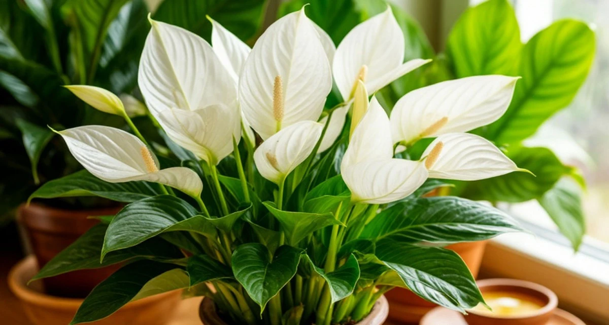 Domowy sposób na kwitnący spathiphyllum: 200 ml płynu, a "białe żagle" rozkwitną