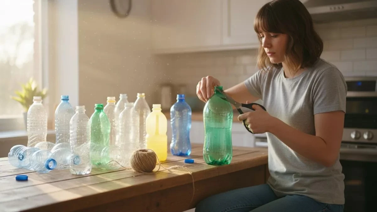 Stare butelki plastikowe to skarb: 10 pomysłów na ich wykorzystanie w kuchni i ogrodzie