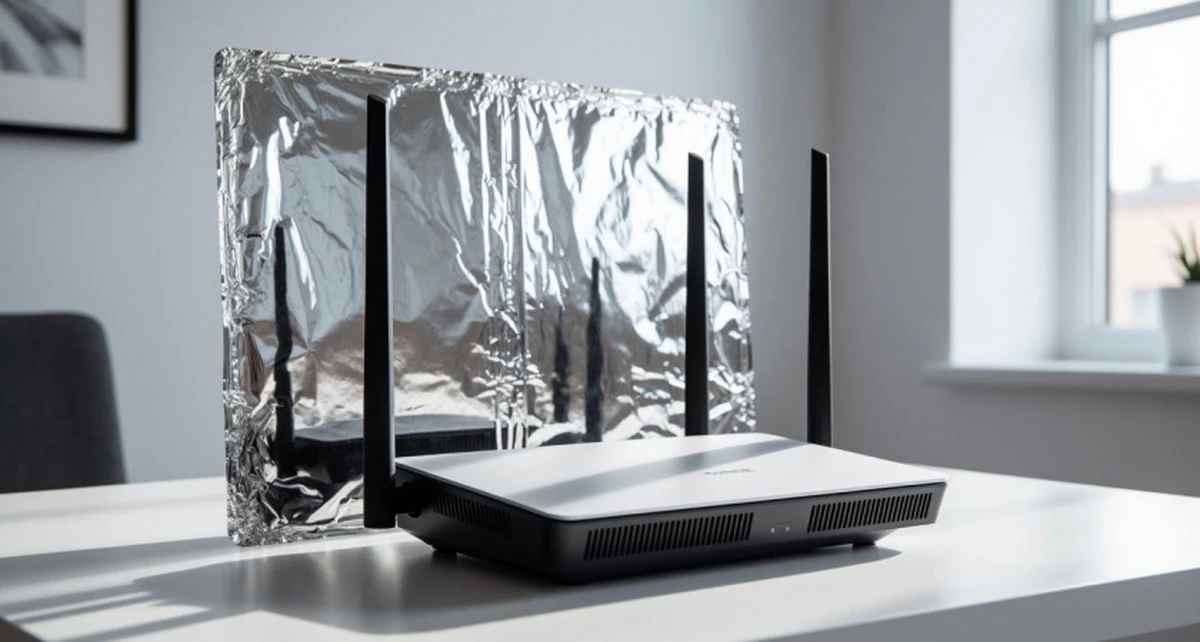 Ozdób router folią aluminiową: prosty trik, który odmieni Twój internet